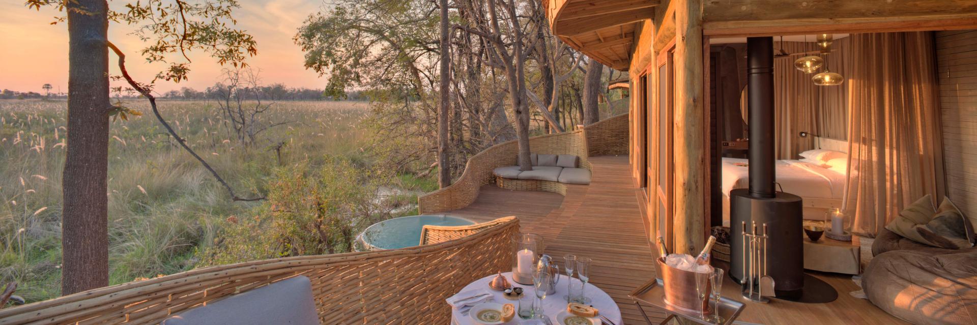 andBeyond Sandibe Okavango Safari Lodge Accommodations