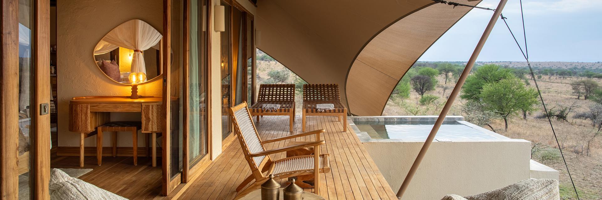 ENVI Sisini Serengeti Sanctuary Tent Deck