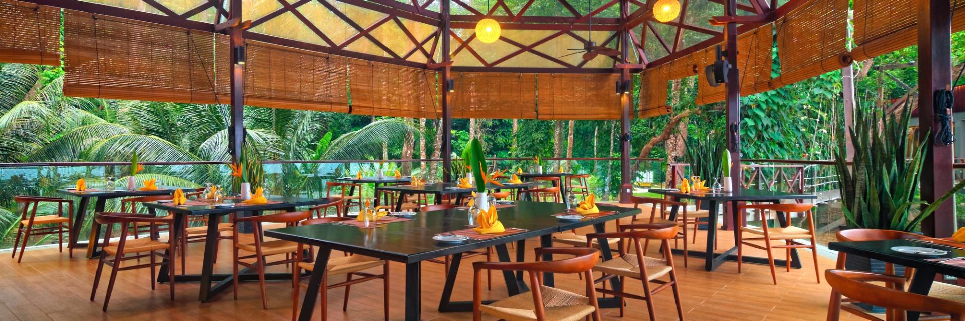Borneo Eagle Resort Covered Dining Area