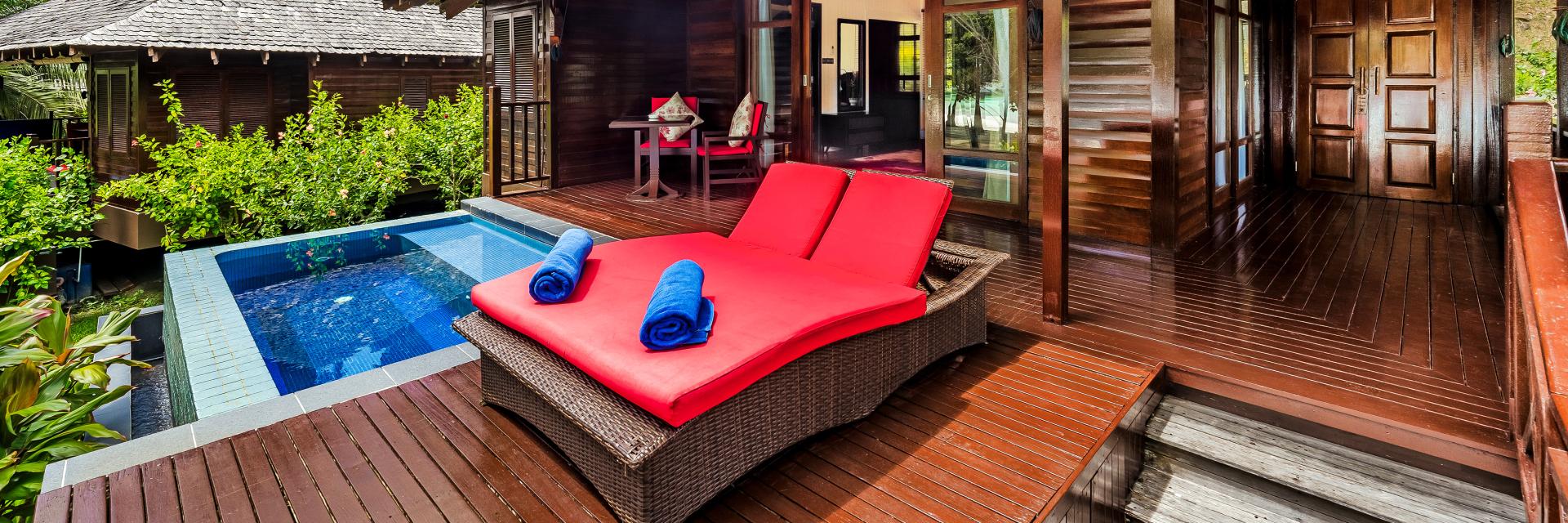 Bungaraya Island Resort Accommodations