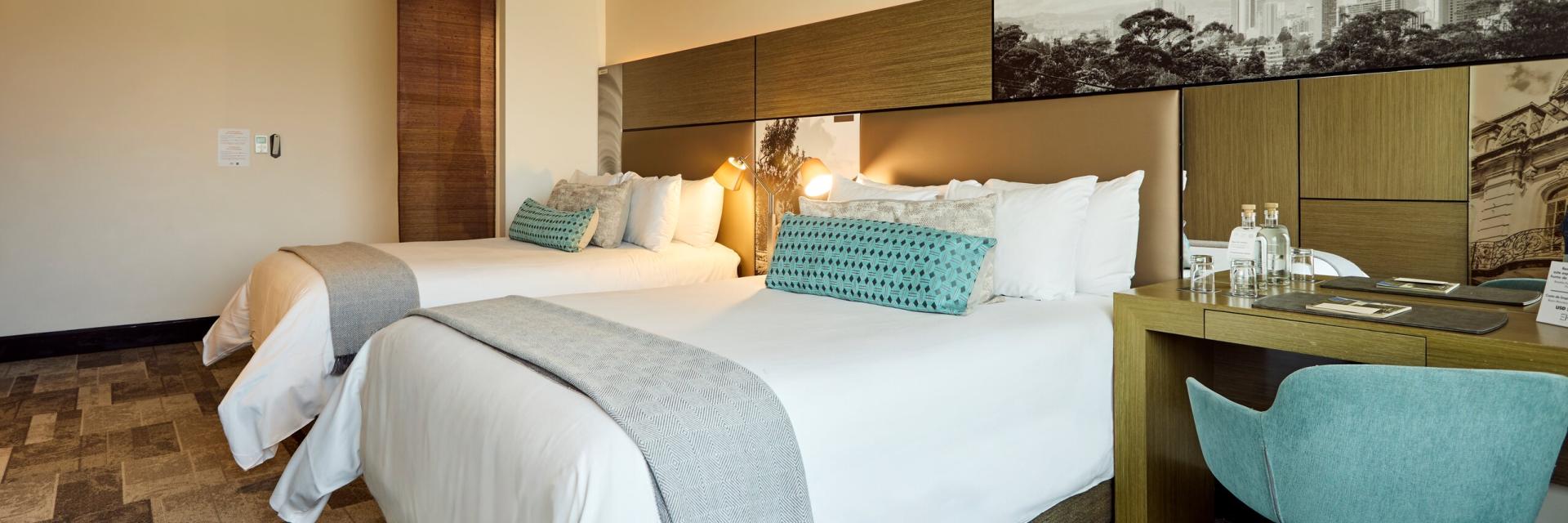 EK Hotel Guest Accommodations double beds