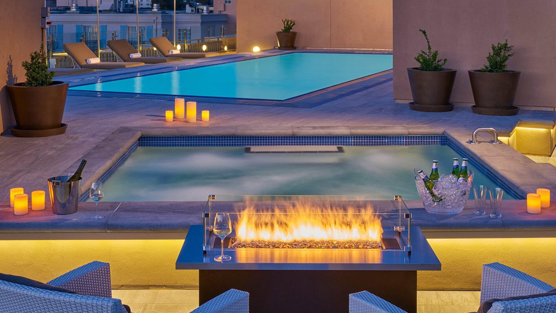 The Clement Palo Alto Evening Pools.jpg