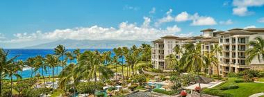 Exterior image from aerial view at Montage Kapalua Bay