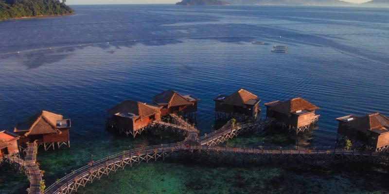 Gayana Marine Resort view