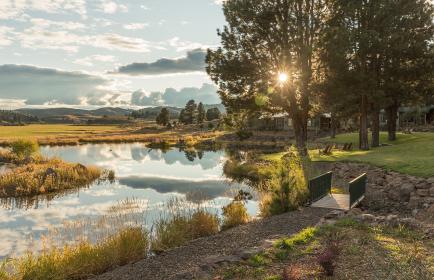 The Retreat at Silvies Valley Ranch Lakeside Log Cabin